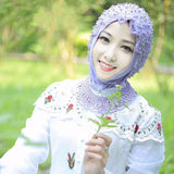 Muslim Hijab Chiffon Beaded