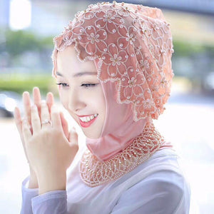 Muslim Hijab Chiffon Beaded