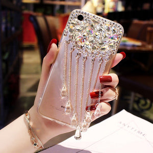 Tassel Rhinestone Phone Case