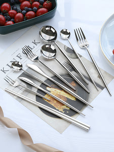 Stainless Steel Western Food Knife Spoon