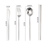 Stainless Steel Western Food Knife Spoon