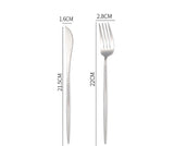 Stainless Steel Western Food Knife Spoon